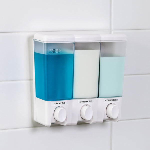 CLEAR CHOICE Shower Dispenser 3 Chamber - Better Living Products Canada